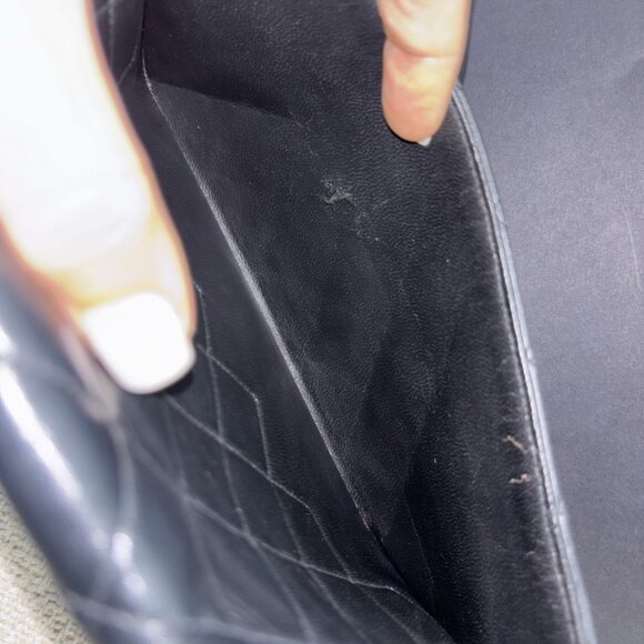 Authentic CHANEL black lambskin single flap classic crossbody single flap - Picture 16 of 16